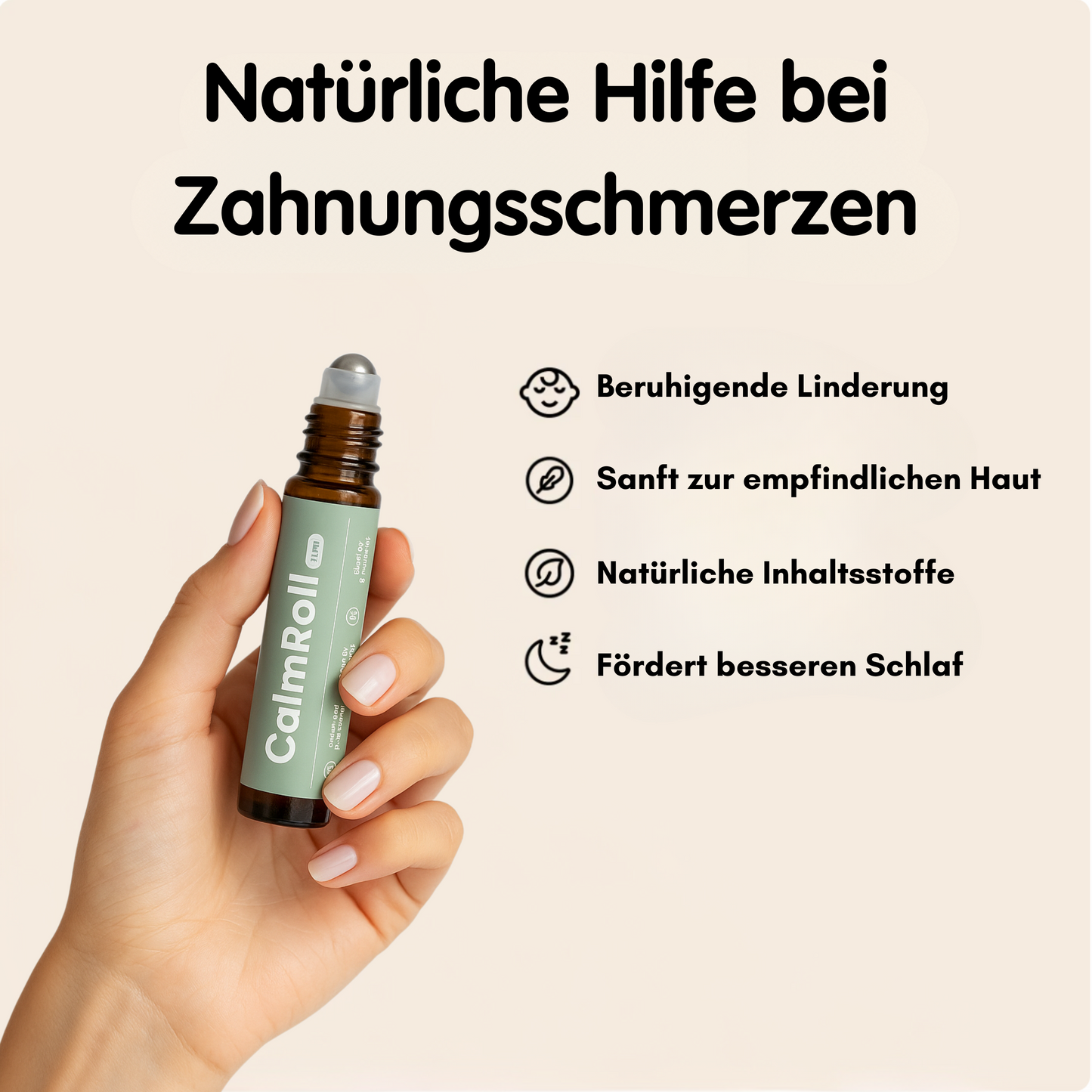 CalmRoll™ – Linderungsroller bei Zahnungsbeschwerden