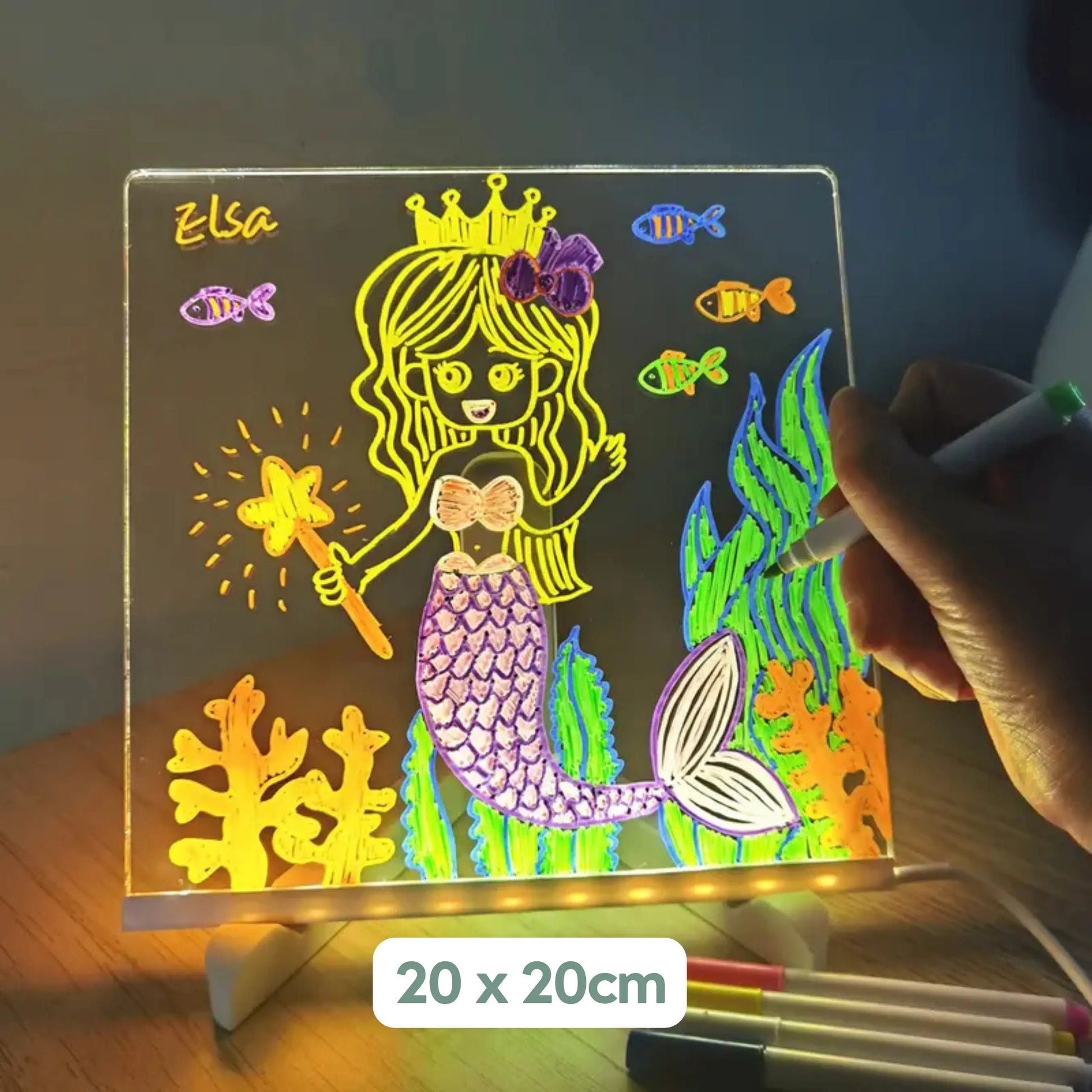 GlowBoard für Kinder - LED-Zeichnung für die Entwicklung Masanno