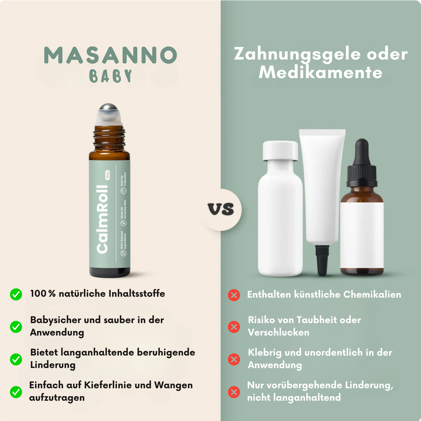 CalmRoll™ – Linderungsroller bei Zahnungsbeschwerden