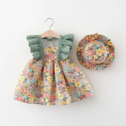 Blumenkleid-Set