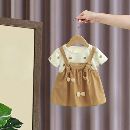 Pünktchen und Schleifchen Kleid
